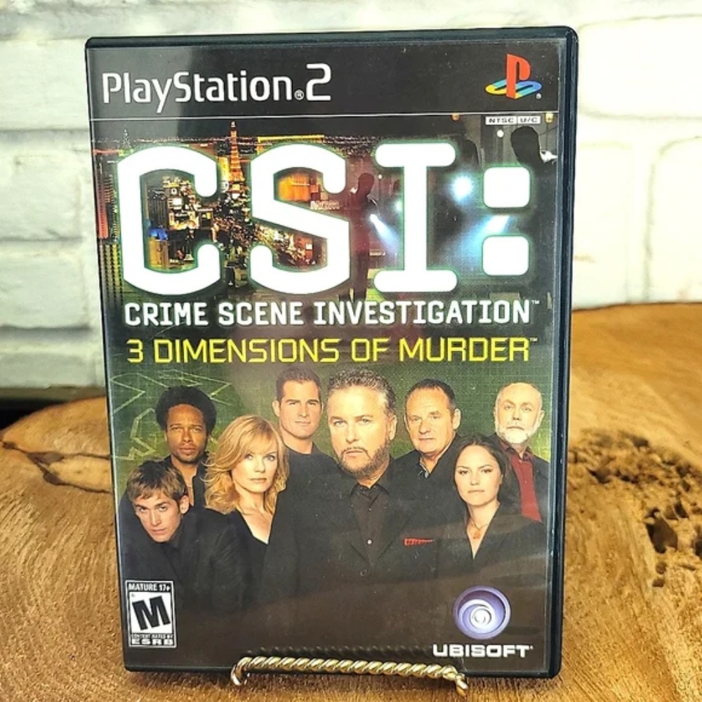 { ❤️ $5 } PlayStation 2 CSI Three Dimensions of Murder